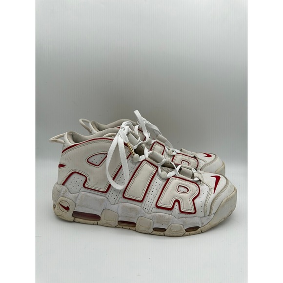 Nike Other - Size 12 - Nike Air More Uptempo White Varsity Red Outline 921948-102